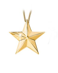 Ash jewel pendant Golden Star