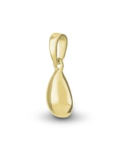 Ashes pendant 14 krt. yellow golden teardrop | SALE