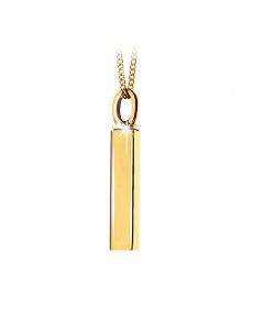 Ash jewel pendant golden bar