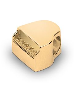 Ash pendant 'Piano' gold