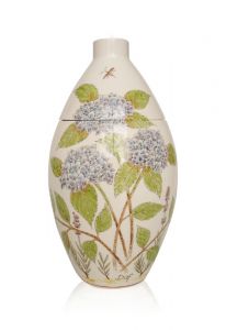 Hand painted keepsake urn 'Hydranger'