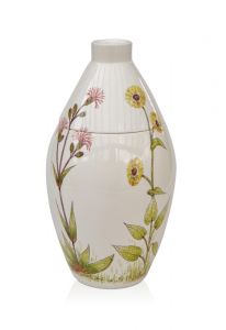 Hand painted urn 'Wild flowers'