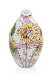 Hand painted keepsake urn 'Sunflowers'