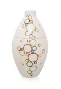 Hand painted urn Circles Of Life