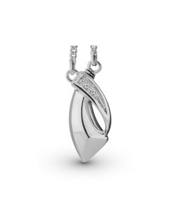 Ashes pendant with zirconia stones