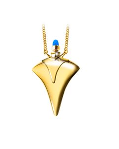 Ashes Pendant Gold with Lapis Lazuli