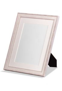 Wooden photo frame white 24x18 cm