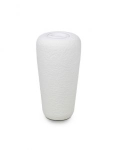 Biodegradable urn for water burial at sea (or other body of water) white