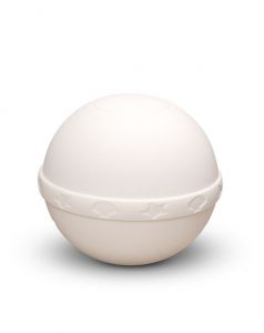 Biodegradable cremation ashes urn salt