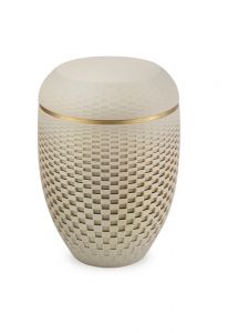 3d printed biodegradable cremation ashes urn 'Plait'