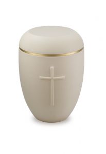 3d printed biodegradable cremation ashes urn 'Cross'
