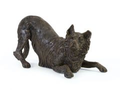 Border Collie cremation ash dog urn