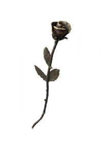 Bronze rose keepsake ashes urn