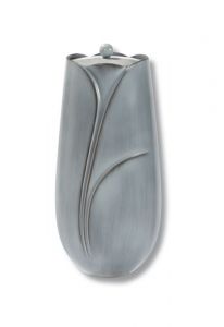 Brass funeral urn cremation ashes