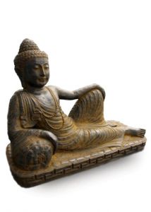 Lying or Reclining Buddha urn Bronze
