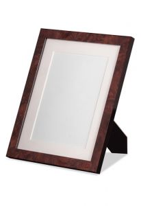Wooden photo frame walnut burl design 25x20 cm