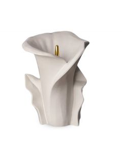 Medium sized urn for ashes 'Calla Flower' in several colours