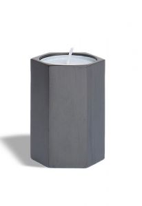 Keepsake candle urn pewter