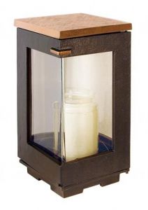 Grave lantern bronze in several colours