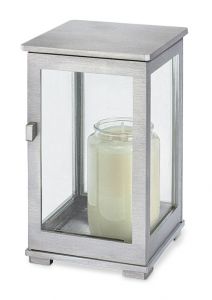 Stainless steel grave lantern in 2 dimensions