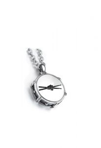 Stainless steel ashes pendant 'Angel wing'
