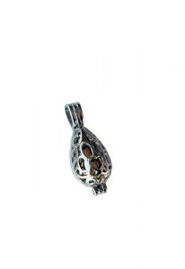 Stainless steel ashes pendant 'Angel wing'