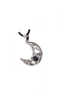 Stainless steel ashes pendant 'Angel wing'