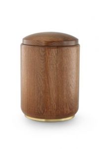 Wooden funeral urn