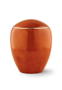 Wooden funeral urn