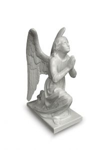Angel funeral urn bronze