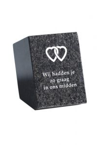 Memorial stone 'Two hearts one love'