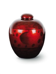 Glassfiber funeral urn cremation ashes
