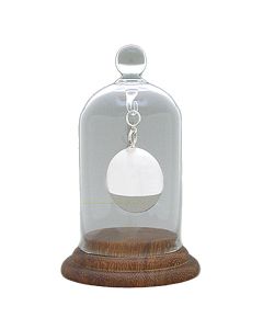 Glass bell (silver bracket)