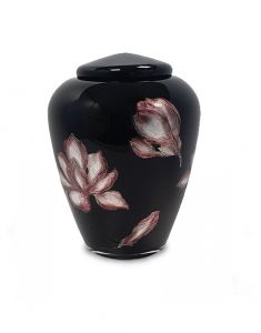 Glass funeral urn