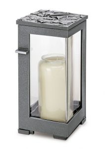 Modern grave lantern aluminium in several colours