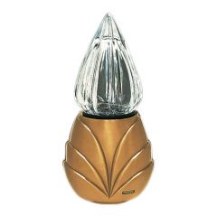 Remembrance lantern with flame