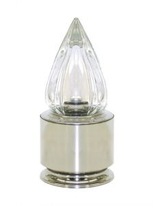 Remembrance lantern with flame