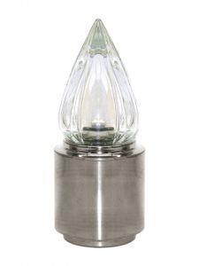 Remembrance lantern with flame