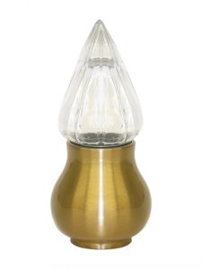 Remembrance lantern with flame