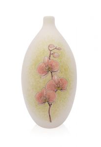 Hand-painted urn 'Orchid' pink