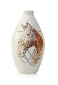 Hand painted urn Hydranger