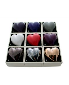Heart shaped keepsake funeral urn