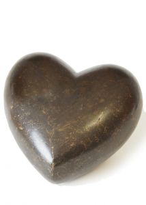 Bronze Urn for Ashes 'Heart'
