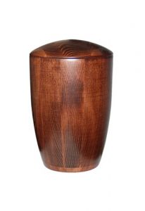 Wooden funeral urn