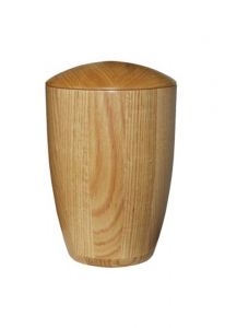 Wooden funeral urn