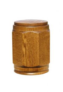 Wooden funeral urn