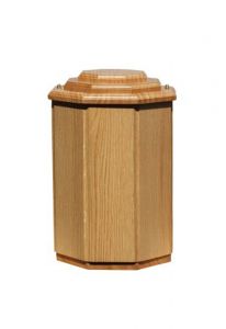 Wooden funeral urn