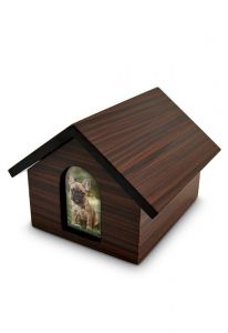 Natural miniature urn 'Memory house' (MDF)