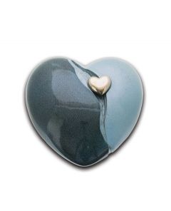 Heart shaped keepsake urn