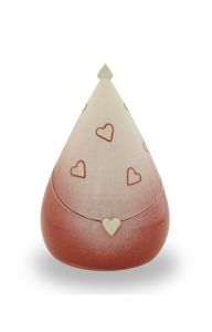 Infant cremation urn 'Hearts'